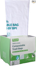 Greensoil 100% Compostable Waste Bags 2.6 Gallon, Extra Thick Kitchen Small by Unknown