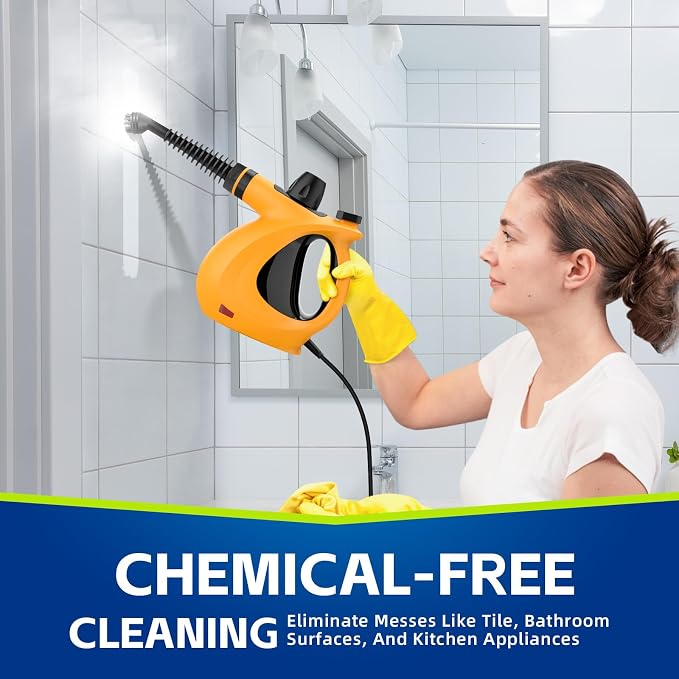 Handheld Steam Cleaner, Pressurized Multi-Surface Steam Cleaner - Image 3