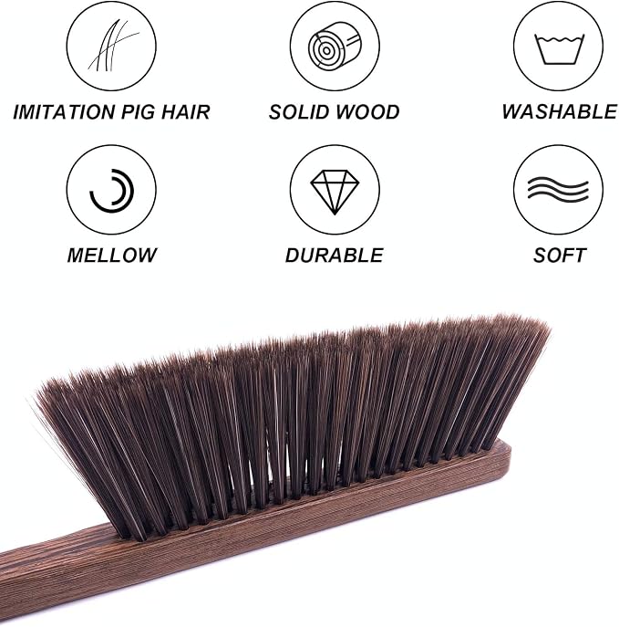 Hand Broom Cleaning Brushes-Soft Bristles Dusting Brush - Image 6