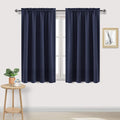 DWCN Navy Room Darkening Blackout Curtains by DWCN