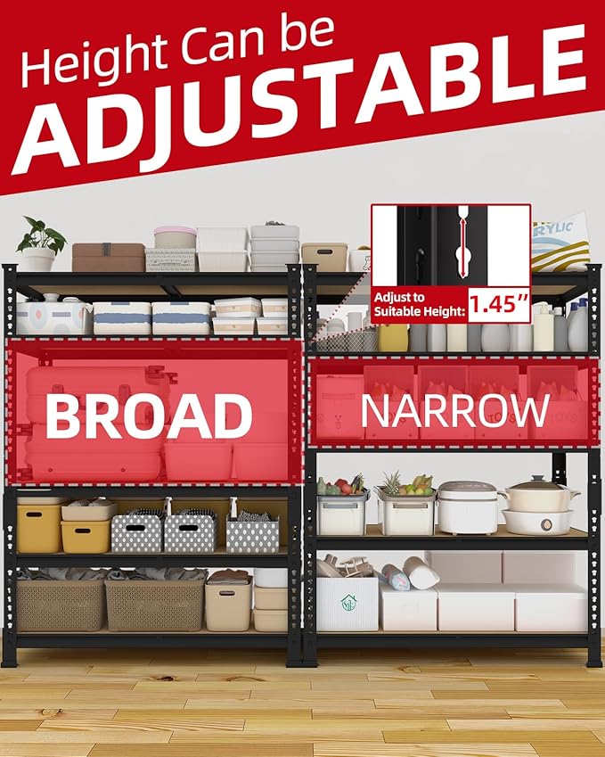 PrimeZone 36" x 16" x 72" Heavy Duty Storage Shelves - Image 6