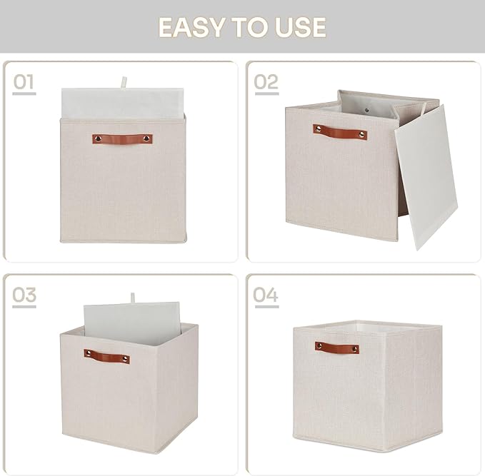 HNZIGE Foldable Storage Cubes Bins - Image 2