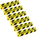 Boao 6 Pieces Watch Your Step Stickers Sign 6 x 24 Inch Caution Watch Your Step by Boao