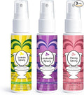 Toilet Spray for Poop 3 Pack, Travel Size Variety, Bathroom Odor Eliminator by Unknown
