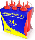 New Star Foodservice 26375 Squeeze Bottles, 24 oz by NewStarFoodservice