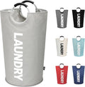 DOKEHOM 90L Large Laundry Basket, Collapsible Laundry Bag, Freestanding Tall by DOKEHOM
