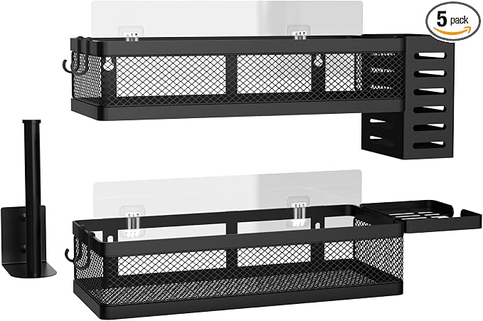 PUSDON Metal Wall Hanging Basket 2 Packs DIY Suitable by PUSDON