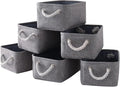 Small Fabric Storage Baskets, Foldable Gift Baskets by Sacyic