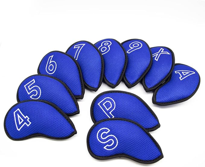 Montela Golf Iron Covers, Golf Iron Head Covers Mesh Golf Iron Covers Set 10pcs - Image 6