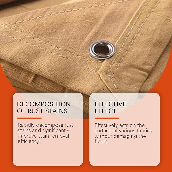Fabric Rust Remover For Clothes, Strong And Effective Rust Stain Remover For - Image 7