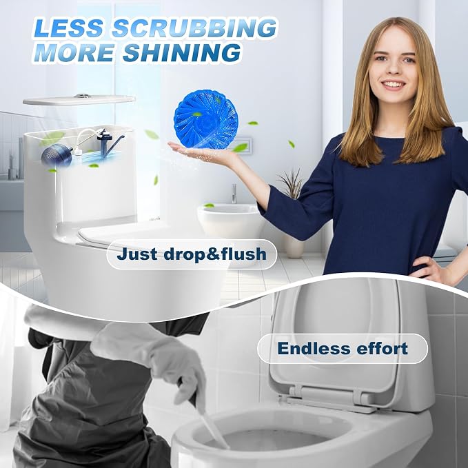 KIISIISO Automatic Toilet Bowl Cleaners Tablets, 18 Pack Multipurpose - Image 4