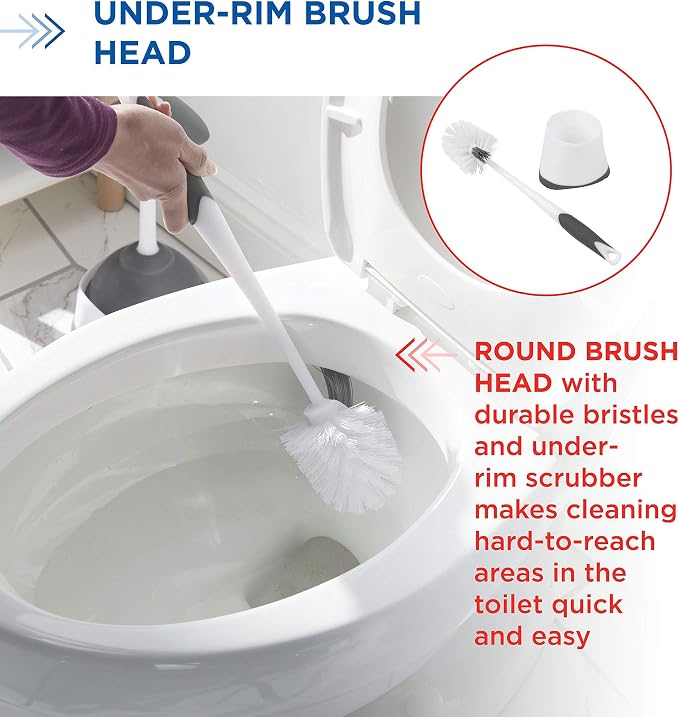 Clorox Under-Rim Toilet Bowl Brush - Image 5