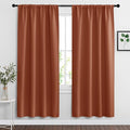 RYB HOME Blackout Curtains for Living Room, All Lights Blocking Rod Pocket by RYBHOME