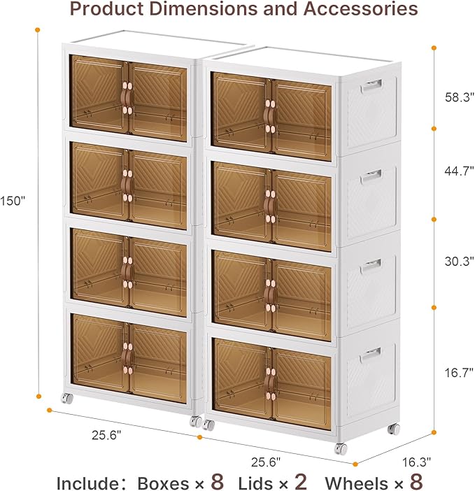 Extra Large Stackable Storage Bins - Image 4