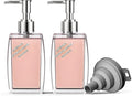Pink Soap Dispenser with Refillable Plastic Pump by Unknown