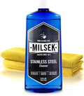 Milsek Stainless Steel Cleaner & Microfiber Cloth by MilsekFurniturePolish