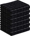Homaxy 100% Cotton Terry Kitchen Towels, Checkered Designed, Soft and Super by Homaxy