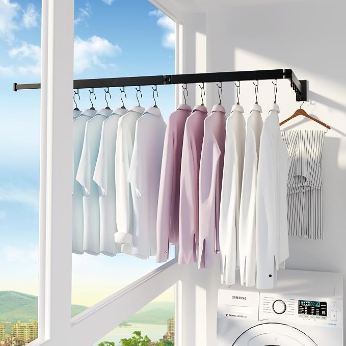 Clothes Drying Rack, Drying Rack Clothing, Luandry Drying Rack, Clothes Hanger - Image 5
