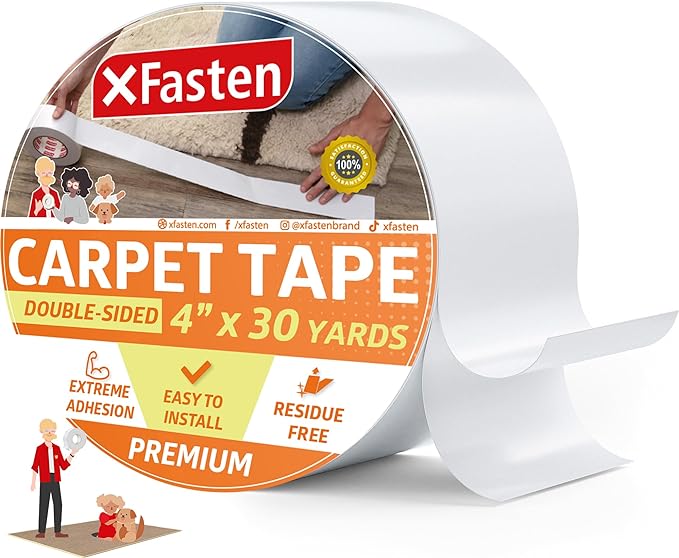 XFasten Double Sided Carpet Tape by XFasten
