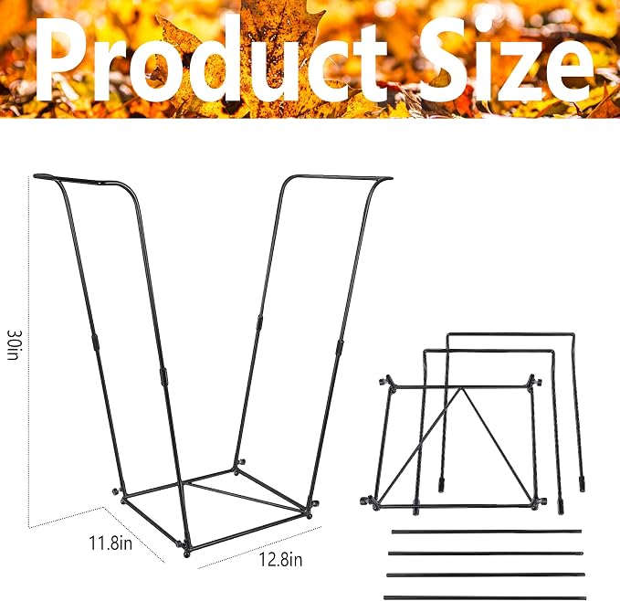 1pc Metal Trash Bag Holder - Image 2