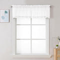 Chyhomenyc Sheer White Valances by Chyhomenyc