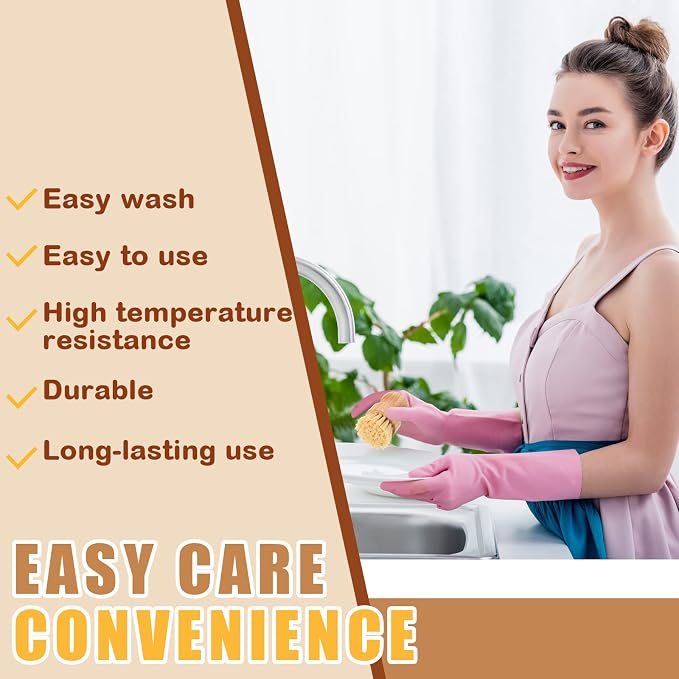 Nuenen 40 Packs Bamboo Dish Scrub Brushes Wooden Scrubbers Set Kitchen - Image 6
