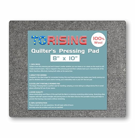 Wool Pressing Mat for Quilting by Torising