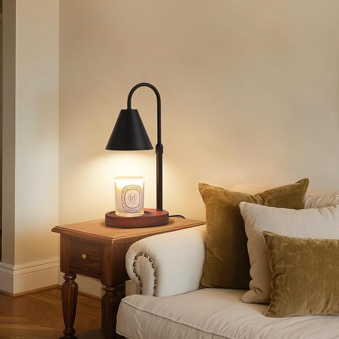 Black Candle Warmer Lamp with Timer and Dimmer, Mother's Day/Birthday/Christmas - Image 9