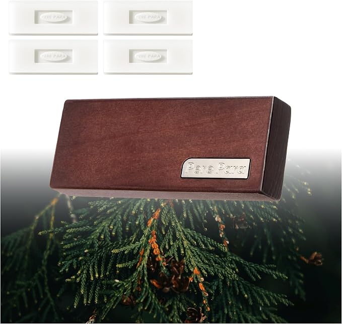 4 Refreshing Scent Bags Wood Car Air Freshener Vent Clip- Natural Scent Diffuser - Image 2