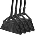 4PCS Heavy Duty Angle Broom, Long Pole Brooms by SZJYHQY