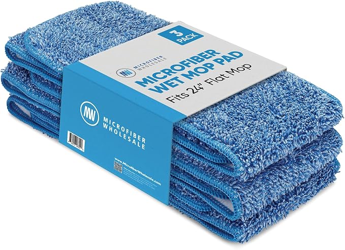 Microfiber Wholesale 24 inch Microfiber Mop Pads by MicrofiberWholesale