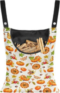 Pumpkin Print Clothespin Bag by CREAMIC