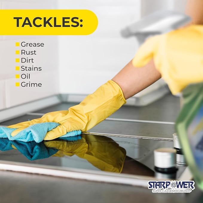 STARPOWER Heavy Duty All Purpose Multi Surface Grease, Grime Remover, 24 Ounces - Image 4