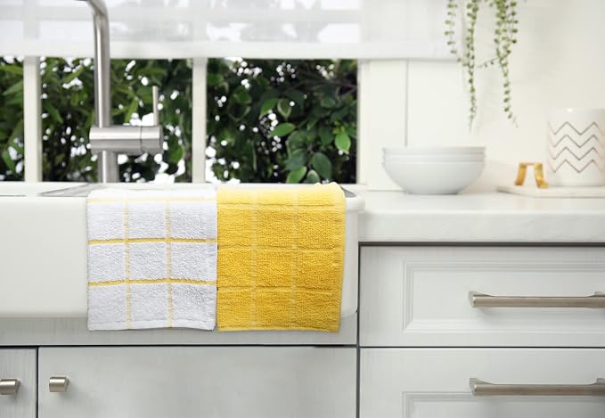 100% Cotton Terry Dish Cloth & Dish Towel, 6 Pack, Super Soft and Absorbent - Image 6