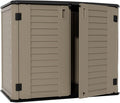 ZZM 4x2.5 FT Outdoor Storage Shed, Resin Waterproof Storage Cabinet by ZZM