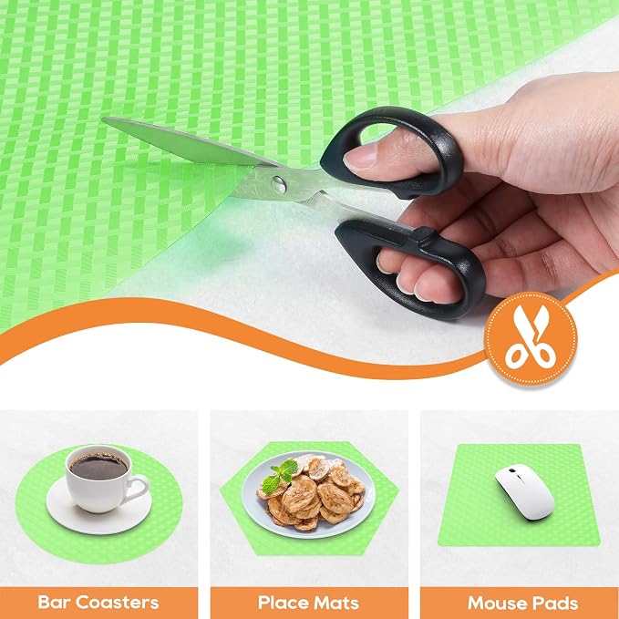 Fridge Liner Shelf Liners for Kitchen Cabinet Refrigerator Liners Waterproof & - Image 5