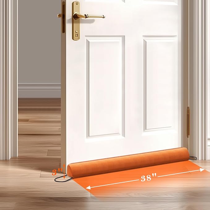 Sunolga 38" Door Draft Stopper Blocks Hot and Cold Air - Image 2