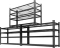 Storage Shelves Heavy Duty 3 PCS, 4-tier Adjustable Metal Industrial Utility by ROOMTEC