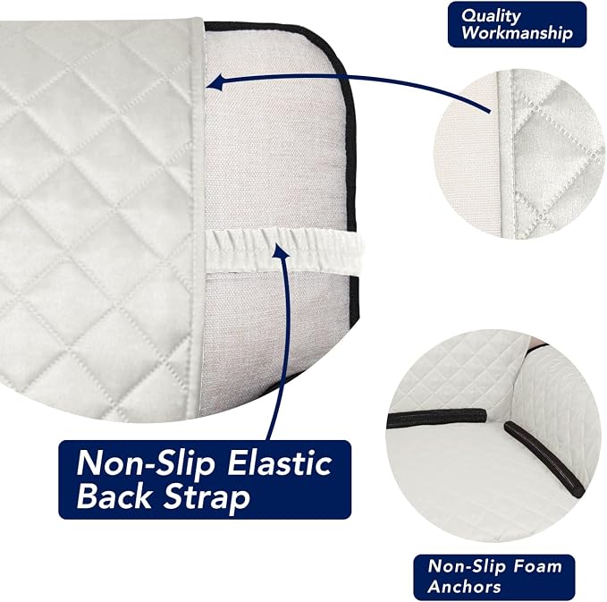 PureFit Reversible Quilted Sofa Cover, Water Resistant Slipcover Furniture - Image 3