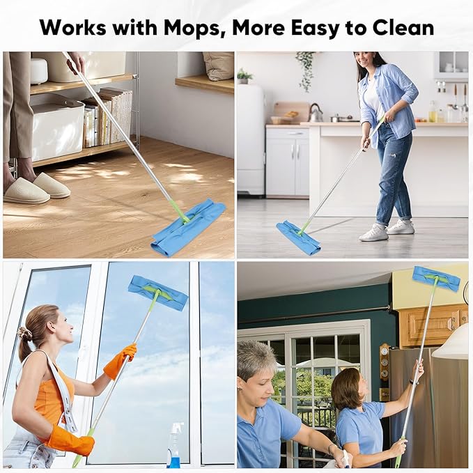 HOMEXCEL Microfiber Glass Cleaning Cloths 6 PK, Lint Free Streak Free, Reusable - Image 6