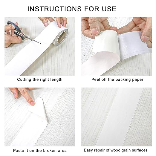 BOMEI PACK Wood Grain Repair Tape, Self Adhesive Repair Patch - Image 5