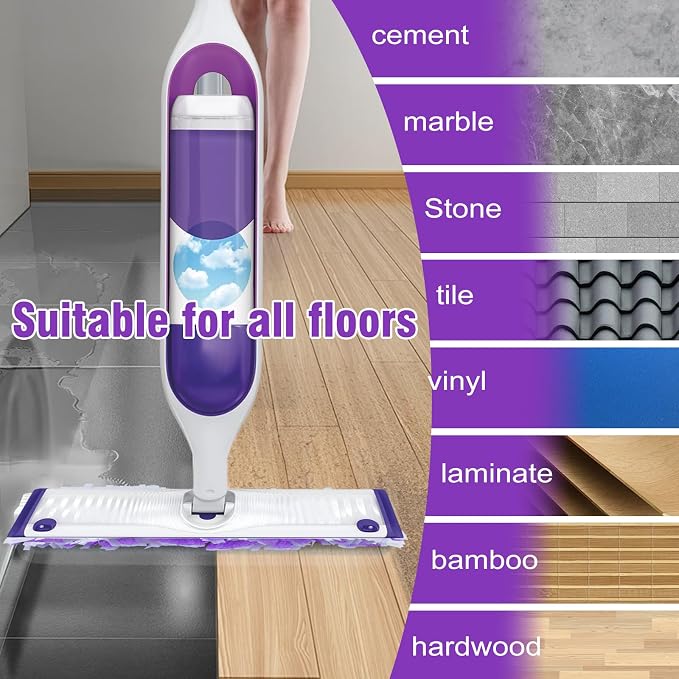 60 Pack Disposable Power Mop Refills Pads Compatible - Image 5