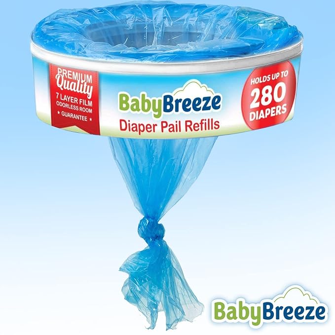 BabyBreeze Diaper Pail Refill Bags Compatible - Image 8