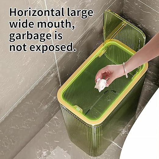 Transparent Trash Can, Bathroom Trash Cans - Image 5