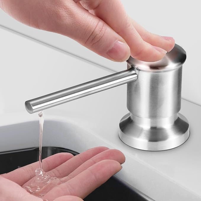 Yofidra Soap Dispenser for Kitchen Sink: Built in Sink Soap Dispenser Pump - Image 4