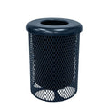 COATEDOUTDOORFURNITURE RFT-DBL Heavy Duty 32 Gallon Round Trash Receptacle by CoatedOutdoorFurniture