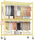 Homdox Gold Heavy Duty Clothes Rack by HOMDOX