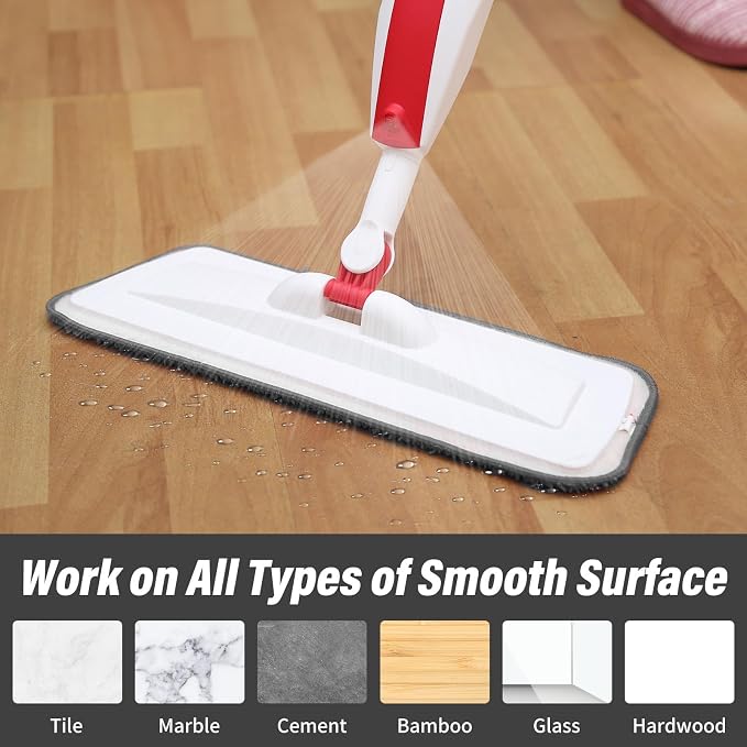 16.5 inch Mop Pads Refills, 3 Pack Microfiber Reusable Replacement Mop Pads - Image 4
