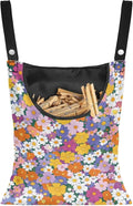 2 Pcs Pin Bag, Hippie Flower Print Hanging Bag by Unknown