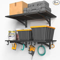 2-Pack 2x3ft Garage Shelving Wall Mounted, 400LB Capacity by Jusgym